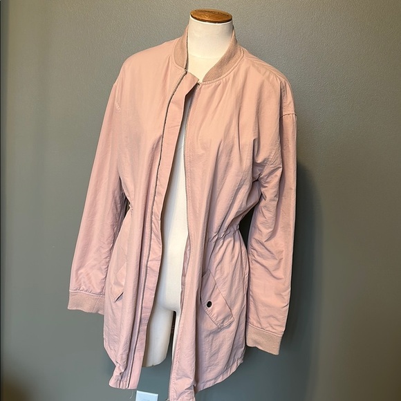 Women's Pink Bomber Jacket - Picture 1 of 4